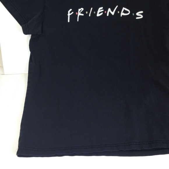 Friends TV Show Logo Womens Short Sleeve T-Shirt Black Size XL - Picture 8 of 11